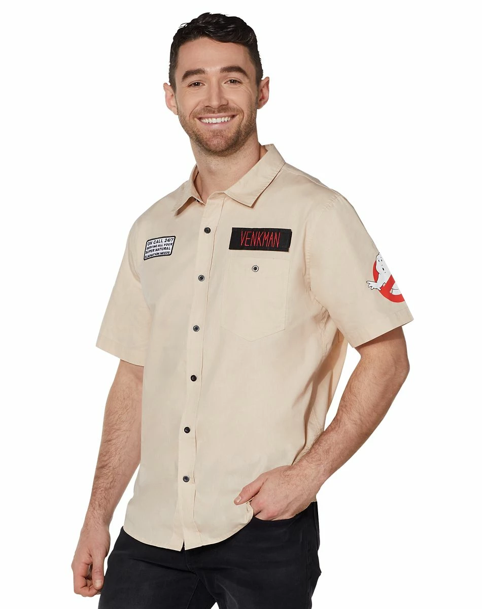 Spirit Halloween Ghostbusters Work Shirt 1 Spirit Halloween Ghostbusters Work Shirt