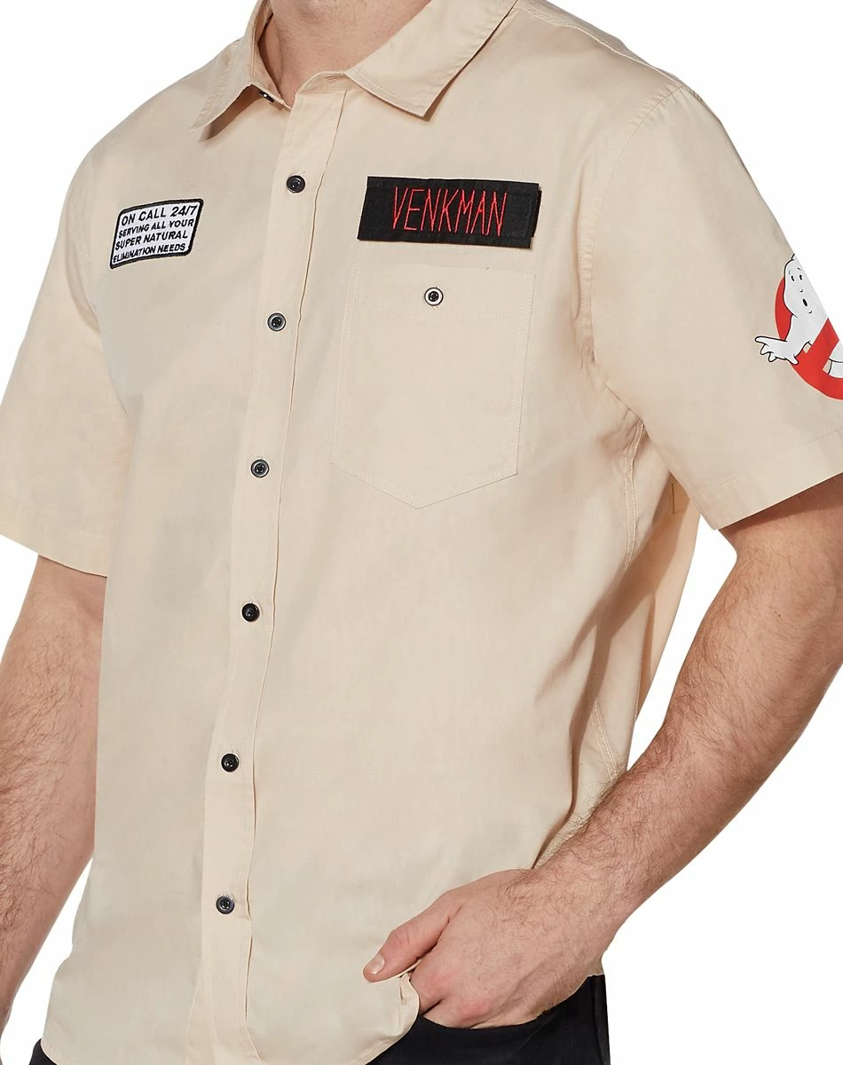 Spirit Halloween Ghostbusters Work Shirt 4 Spirit Halloween Ghostbusters Work Shirt - Image 4