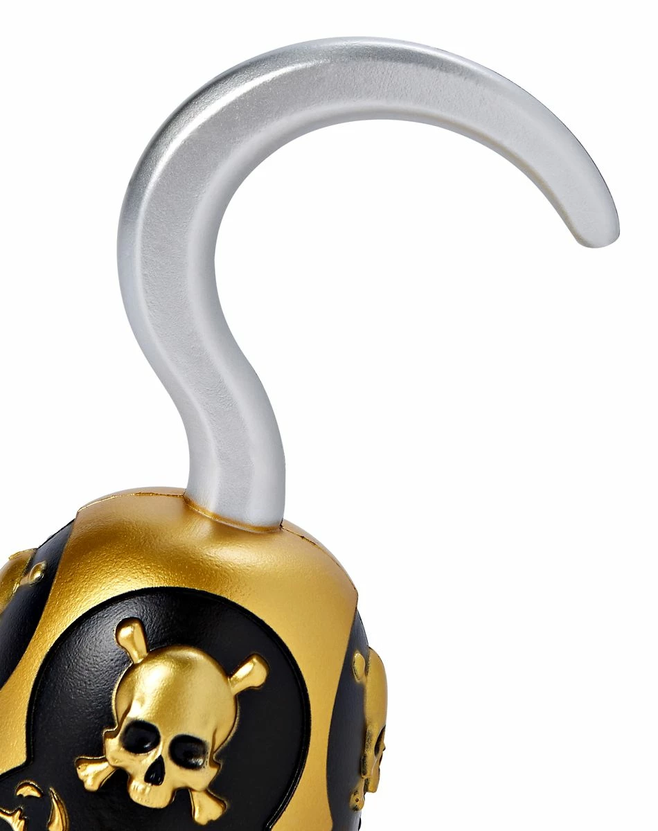 Spirit Halloween Gold Skull Pirate Hook 2 Spirit Halloween Gold Skull Pirate Hook - Image 2
