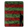Spirit Halloween Freddy Krueger Fleece Blanket – Nightmare on Elm Street
