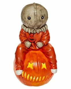 Spirit Halloween 16 Inch Light-Up Sam Statue Decoration - Trick 'r Treat