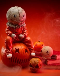 Spirit Halloween 16 Inch Light-Up Sam Statue Decoration - Trick 'r Treat -Halloween ACCESSORIES store 01455641 d