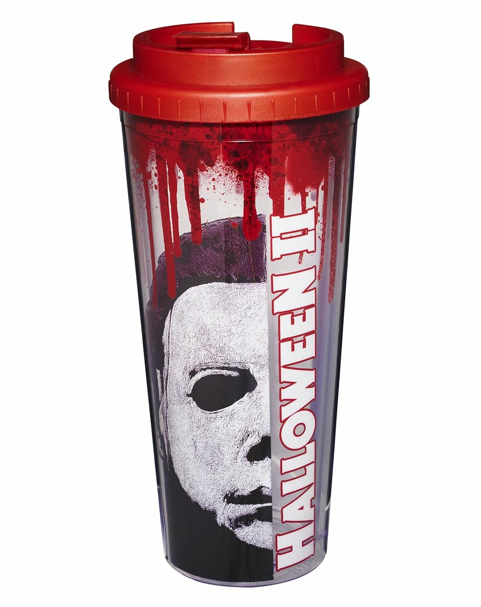 Spirit Halloween Michael Myers Travel Mug 24 oz. - Halloween II 1 Spirit Halloween Michael Myers Travel Mug 24 oz. - Halloween II