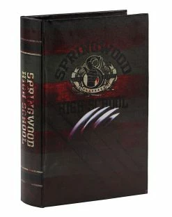 Spirit Halloween Freddy Krueger Book Box - Nightmare on Elm Street -Halloween ACCESSORIES store 01455740 b