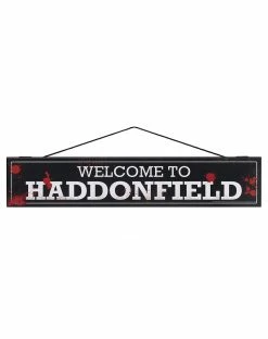 Spirit Halloween Welcome to Haddonfield Sign - Halloween