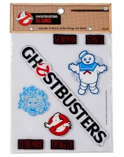 Spirit Halloween Ghostbusters Gel Clings -Halloween ACCESSORIES store 01456458 d