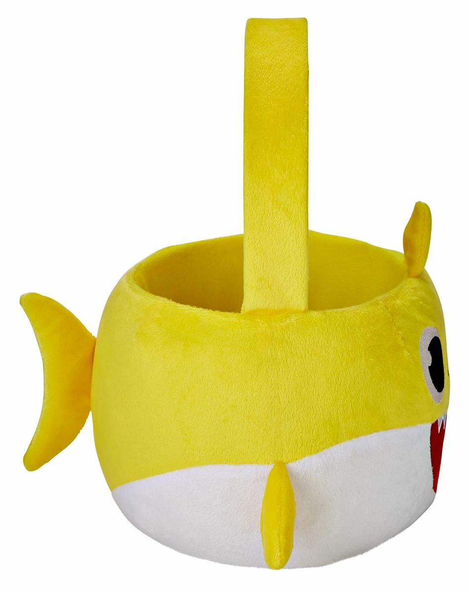Spirit Halloween Plush Candy Bucket - Baby Shark 2 Spirit Halloween Plush Candy Bucket - Baby Shark - Image 2