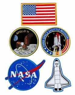 Spirit Halloween NASA Patch Set