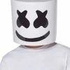 Spirit Halloween Adult Mesh Marshmello Half Mask