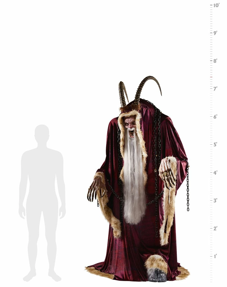 Spirit Halloween 6.5 Ft Krampus Animatronic 2 Spirit Halloween 6.5 Ft Krampus Animatronic - Image 2
