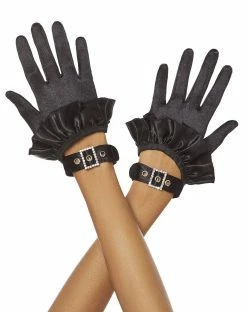 Spirit Halloween Short Pleather Gloves