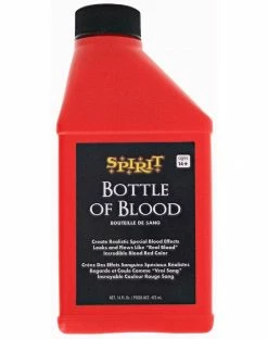 Spirit Halloween Bottle of Blood - 16 oz.