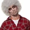 Spirit Halloween Gray Curly Wig