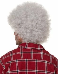 Spirit Halloween Gray Curly Wig -Halloween ACCESSORIES store 01465285 b