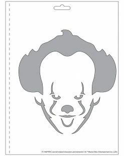 Spirit Halloween Pumpkin Carving Stencils - It Chapter 2 -Halloween ACCESSORIES store 01465574 c