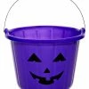 Spirit Halloween Purple Pumpkin Treat Bucket