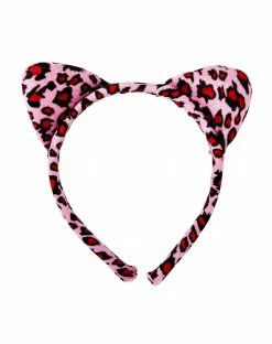 Spirit Halloween Pink Leopard Print Ears