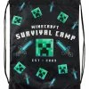 Spirit Halloween Minecraft Survival Camp Cinch Bag