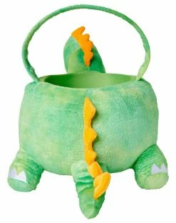 Spirit Halloween Dinosaur Plush Treat Bucket -Halloween ACCESSORIES store 01466713 c