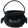 Spirit Halloween Bat Cauldron Plush Treat Bucket