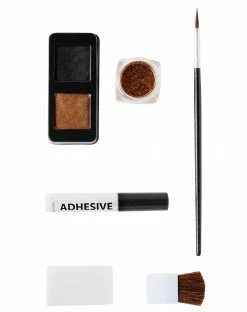 Spirit Halloween Gold Glitter Skull Makeup Kit 3 Spirit Halloween Gold Glitter Skull Makeup Kit -Halloween ACCESSORIES store 01467018 b