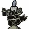 Spirit Halloween Black Flame Candle Magnet - Hocus Pocus