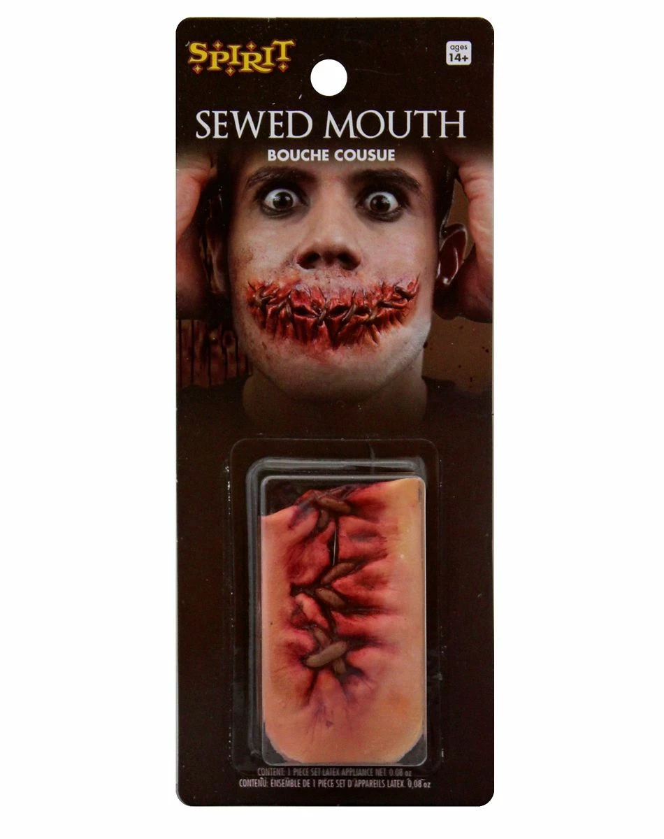 Spirit Halloween Sewn Mouth Appliance 2 Spirit Halloween Sewn Mouth Appliance - Image 2
