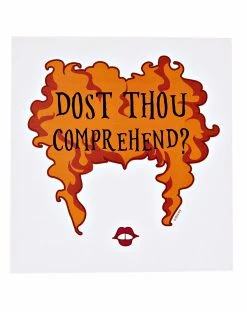 Spirit Halloween Dost Thou Comprehend Hocus Pocus Decal