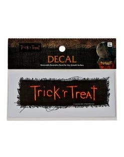 Spirit Halloween Trick 'r Treat Decal -Halloween ACCESSORIES store 01467398 b