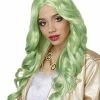 Spirit Halloween Green Pastel Curly Wig