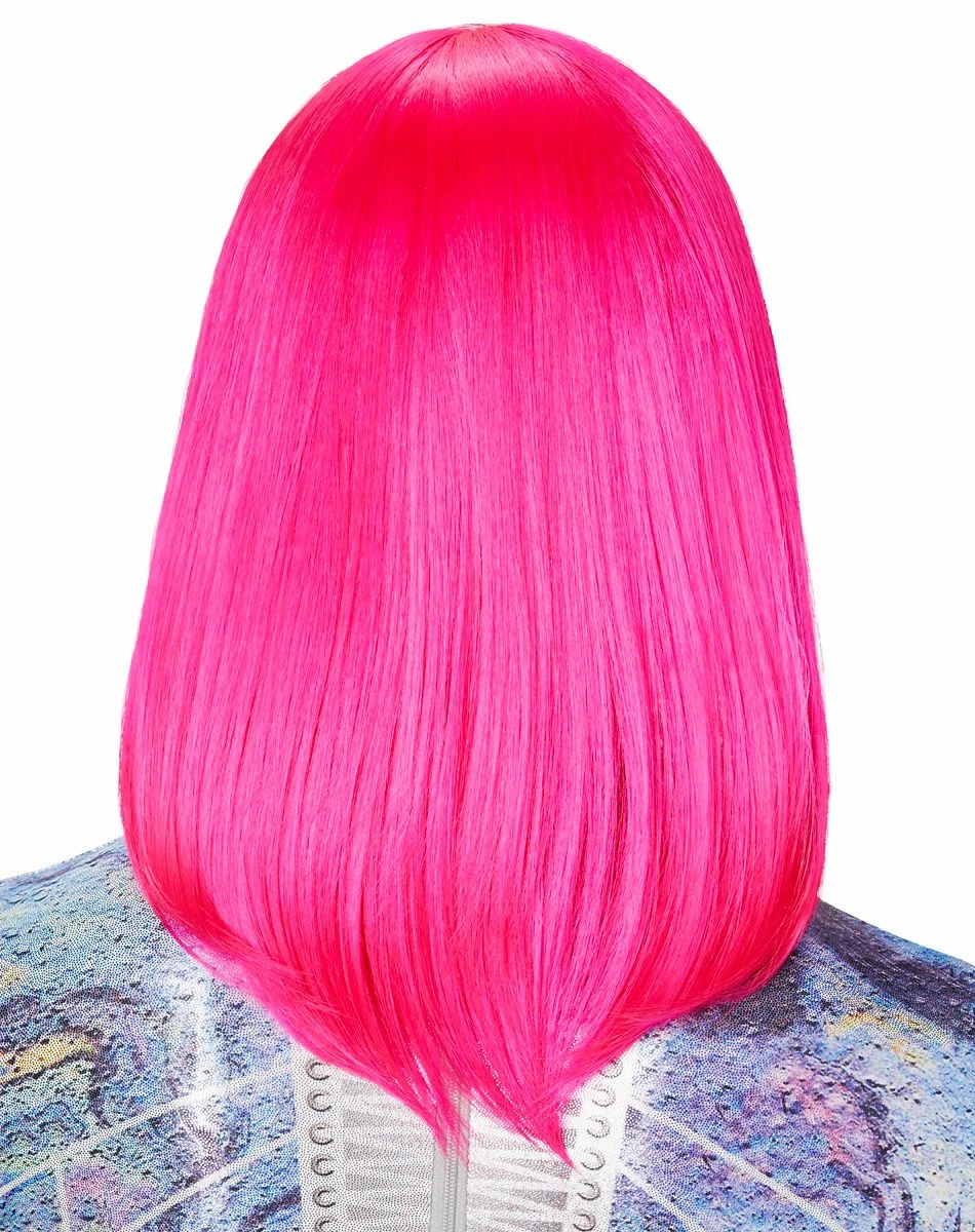 Spirit Halloween Pink Pageboy Wig 2 Spirit Halloween Pink Pageboy Wig - Image 2
