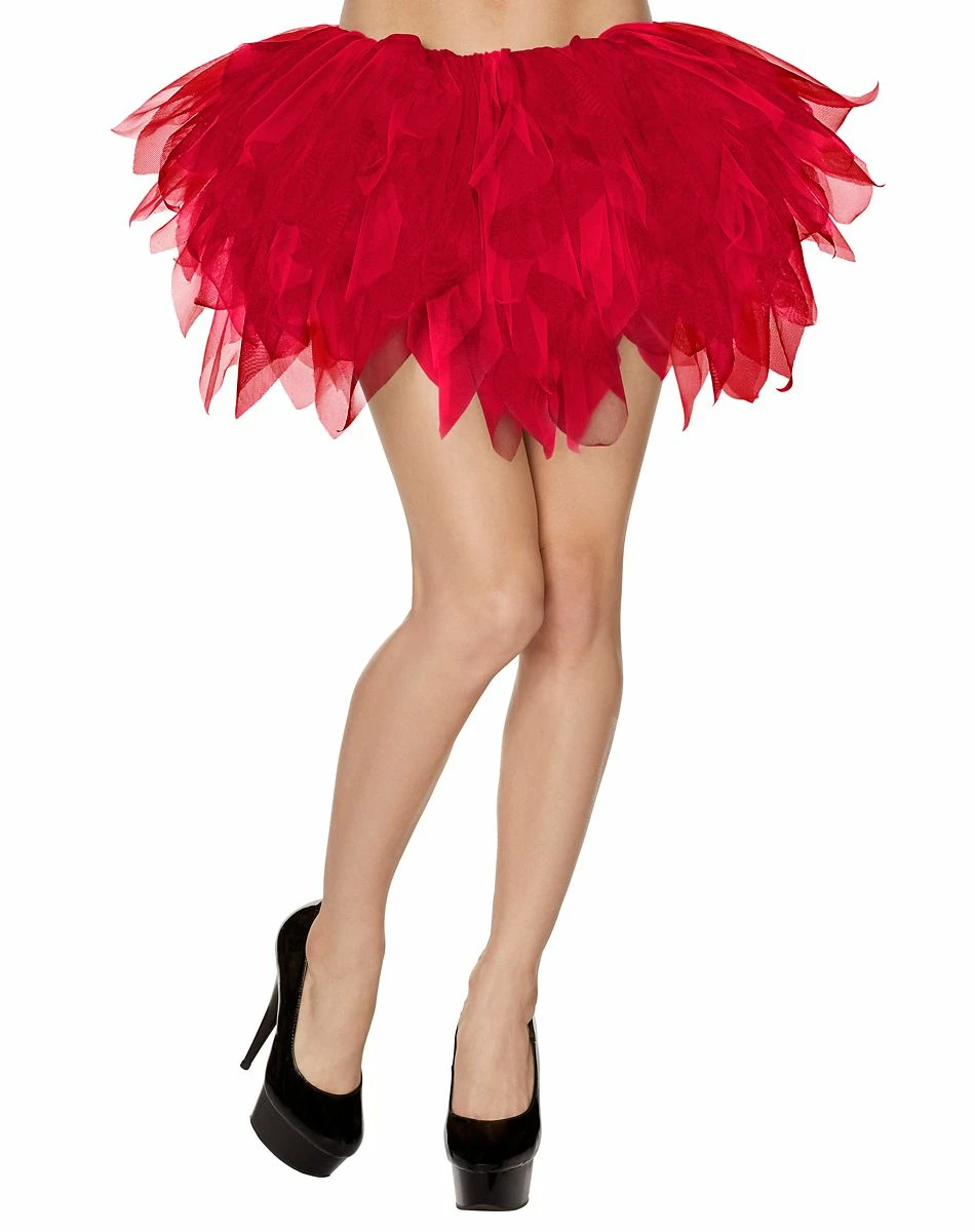 Spirit Halloween Red Shredded Tutu 2 Spirit Halloween Red Shredded Tutu - Image 2