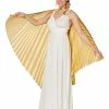 Spirit Halloween Goldtone Roman Wings