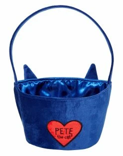 Spirit Halloween Pete the Cat Plush Treat Bucket -Halloween ACCESSORIES store 01468933 c