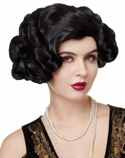 Spirit Halloween '20s Black Flapper Wig