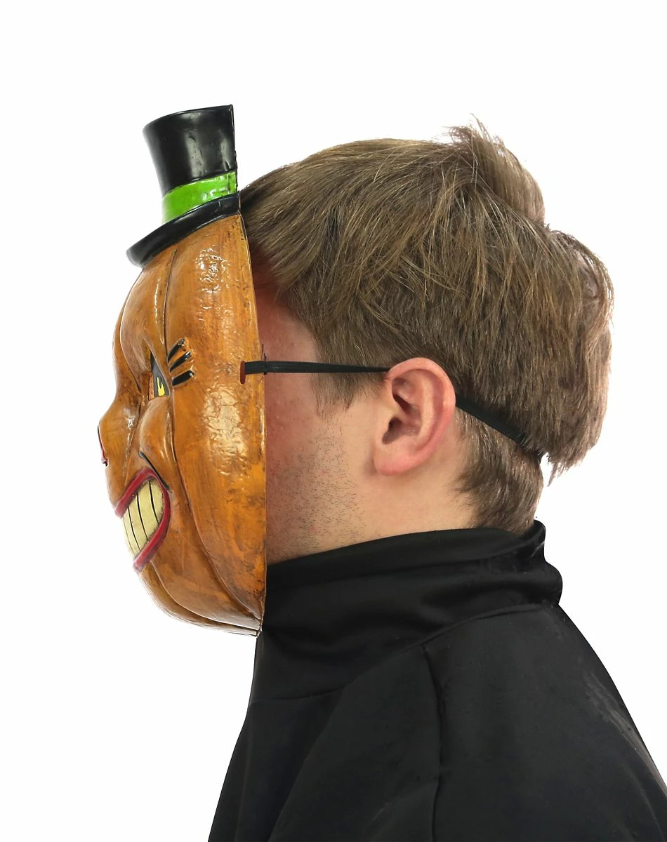 Spirit Halloween Vintage Pumpkin Half Mask 2 Spirit Halloween Vintage Pumpkin Half Mask - Image 2