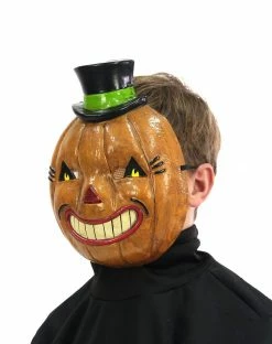 Spirit Halloween Vintage Pumpkin Half Mask 7 Spirit Halloween Vintage Pumpkin Half Mask -Halloween ACCESSORIES store 01471630 d