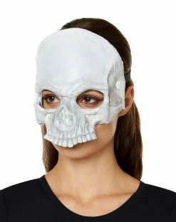 Spirit Halloween Horror Skeleton Half Mask -Halloween ACCESSORIES store 01472554 c