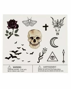 Spirit Halloween Gothic Temporary Tattoos 5 Spirit Halloween Gothic Temporary Tattoos -Halloween ACCESSORIES store 01473990 b
