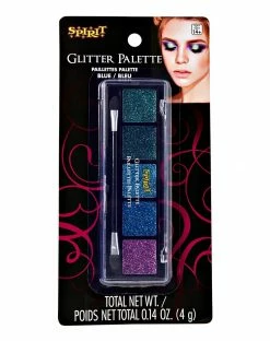 Spirit Halloween Cool Tones Glitter Makeup Palette -Halloween ACCESSORIES store 01474261 c