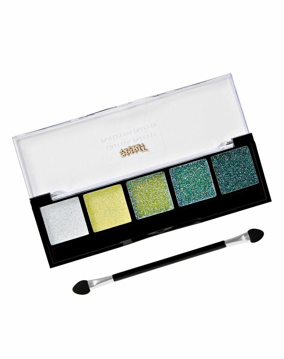 Spirit Halloween Green Glitter Palette - 5 Count 1 Spirit Halloween Green Glitter Palette - 5 Count