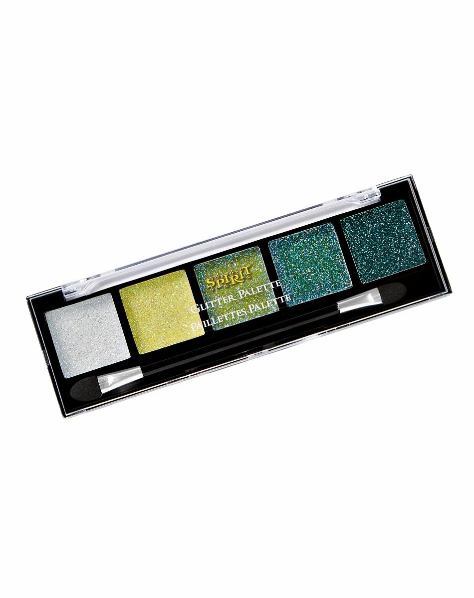 Spirit Halloween Green Glitter Palette - 5 Count 2 Spirit Halloween Green Glitter Palette - 5 Count - Image 2