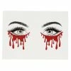 Spirit Halloween Red Glitter Tears