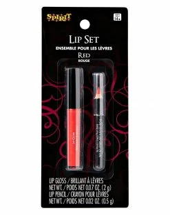 Spirit Halloween Red Lip Set