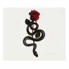 Spirit Halloween Snake Rose Body Tattoo
