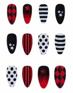 Spirit Halloween Scary Clown Press On Nails