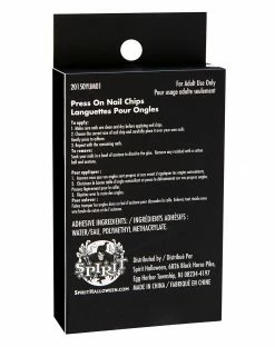 Spirit Halloween Day of the Dead Press On Nails -Halloween ACCESSORIES store 01474873 d
