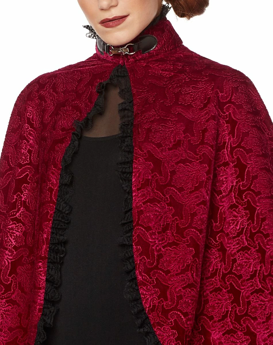 Spirit Halloween Adult Victorian Vampire Cape 4 Spirit Halloween Adult Victorian Vampire Cape - Image 4
