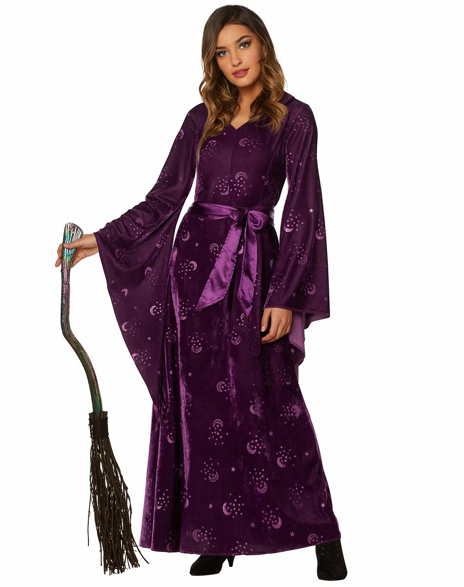 Spirit Halloween Adult Velvet Celestial Robe 1 Spirit Halloween Adult Velvet Celestial Robe