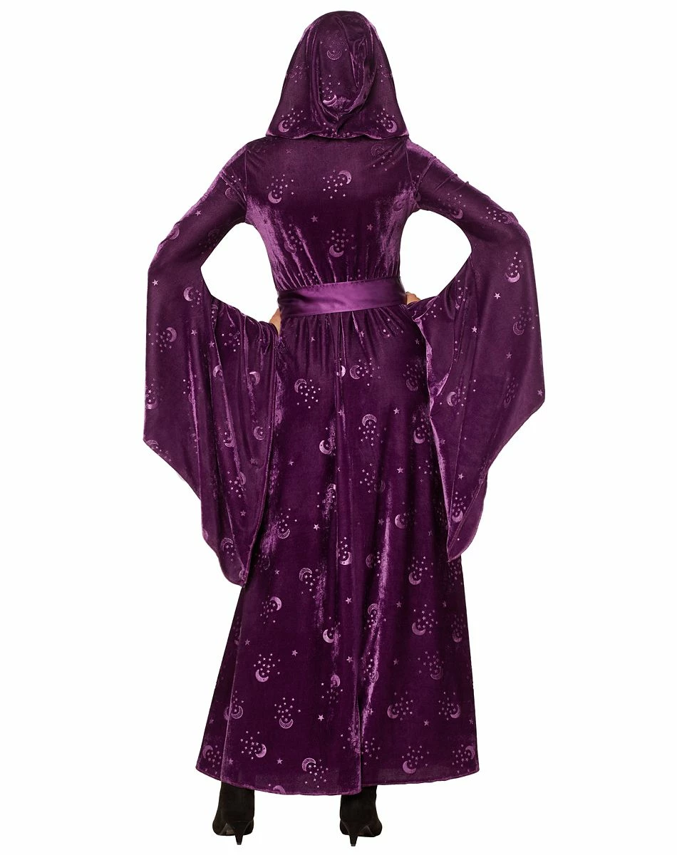 Spirit Halloween Adult Velvet Celestial Robe 2 Spirit Halloween Adult Velvet Celestial Robe - Image 2